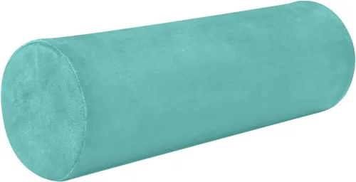 Miniatura 21 de Almohada cervical azul claro y verde azulado para aliviar el dolor de cuello, almohada redonda para el cuerpo, almohada de apoyo lumbar para cama