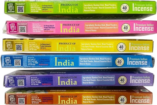 Miniatura 8 de Rani Brand Authentic Indian Products Epic Nagchampa Incienso (0.53 oz x 10 paquetes, total 100 varillas) para Puja, meditación y fragancia casera