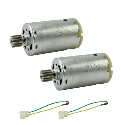 Miniatura 12 de CHANCS RS390 Motor eléctrico DC 6V 14000RPM 12 engranajes motor para coche de juguete accesorio de tres ruedas motocicleta cochecito con reemplazo