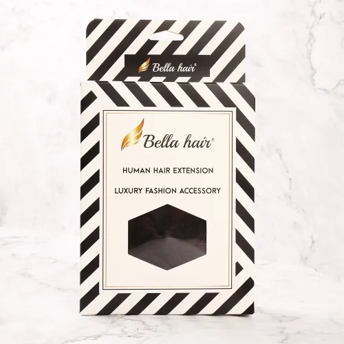 Miniatura 2 de Bella Hair Extensión de moño 100% humano en forma de dona, extensiones de moño para mujeres y hombres, coleteros falsos instantáneos