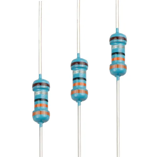Miniatura 34 de 100pcs 1 ohm Resistor 1/4w (0.25 W) Resistencia fija de película metálica de tolerancia ±1%, múltiples valores de resistencia opcional