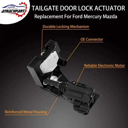 Miniatura 4 de Actuador de cerradura de puerta trasera ATRACYPART Soporte de pestillo de portón trasero Reemplazo para Ford Escape 2009-2012, Mazda Tribute