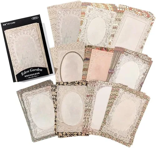 Kit de papel para álbumes de recortes, papel vintage, collage diario, planificador, materiales para adultos, suministros de decoración de diario, 50