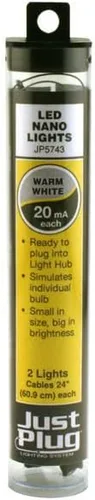 Miniatura 2 de Woodland Scenics WDS5743 Simplemente enchufe luces LED nano blancas cálidas