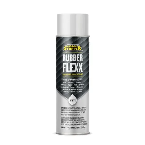 Leak Stopper Rubber Flexx - Spray de reparación y sellador impermeable - Punta y pulverización para sellar grietas, agujeros, fugas, corrosión y más