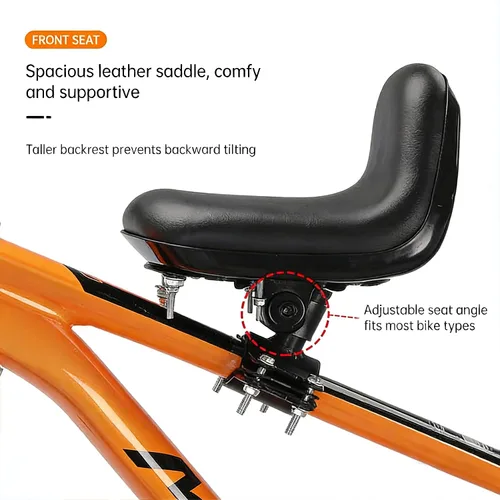 Miniatura 3 de Fediman Asiento infantil ajustable para bicicleta de montaje delantero: comodidad y seguridad, acompaña el viaje de tu hijo