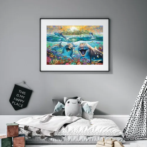 Miniatura 2 de Anatolian Puzzle - Delfines riendo, Rompecabezas de 260 piezas # 3348