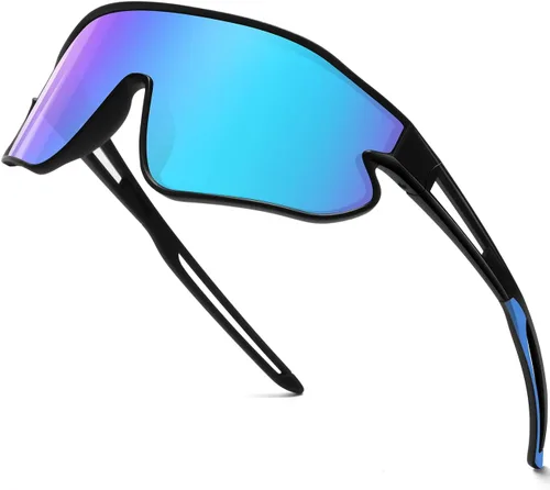 Lentes de sol para niños, lentes de sol de béisbol juveniles, polarizados, deportivos, ciclismo, para niños y niñas, marco ligero
