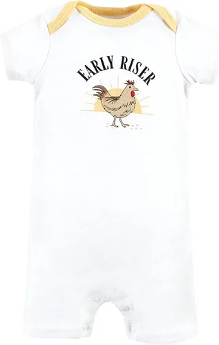 Miniatura 5 de Hudson Baby - Mameluco unisex de algodón