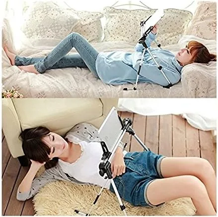 Miniatura 8 de AFUNTA Soporte para tableta, ajustable, portátil, plegable, para escritorio, sofá, cama, compatible con iPad 2 3 4 5 Samsung iPhone 6-16 Plus