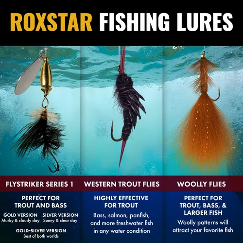 Miniatura 6 de RoxStar Fishing Fly Shop BeadHead Tungsten & Brass Fly Assortment Proudly Hand Crafted in The USA Gift Box Included.