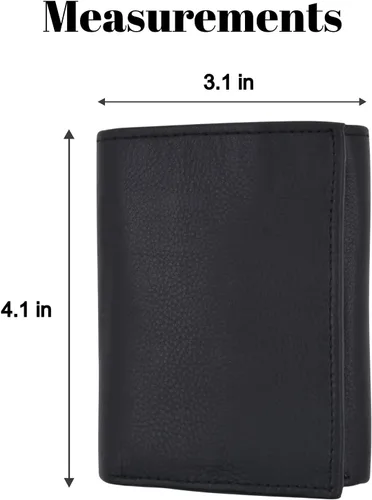 Miniatura 3 de Swiss Marshall - Cartera de piel con bloqueo RFID para hombre