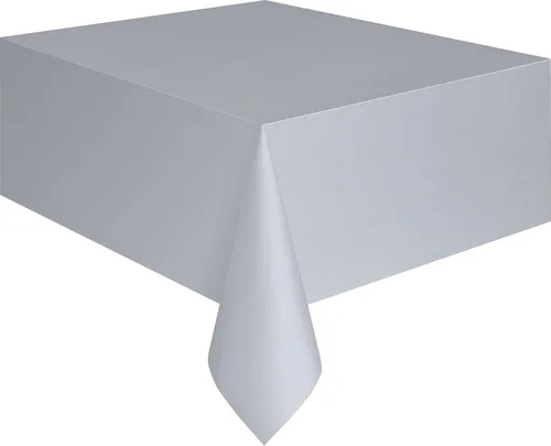 Miniatura 14 de Mantel rectangular de plástico sólido transparente (54 x 108 pulgadas), 1 unidad, diseño elegante y calidad premium, ideal para fiestas, eventos
