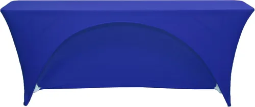 Miniatura 14 de YOUR CHAIR COVERS - Spandex de 6 pies x 18 pulgadas, mantel elástico rectangular estrecho para aula de entrenamiento con respaldo abierto - Blanco