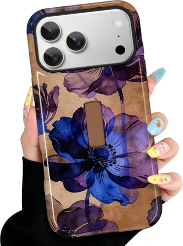 Miniatura 28 de Funda Wlxee para iPhone 15 Pro Max con patrón de ola, TPU suave con parachoques, cuero PU, diseño de cebra lindo para mujeres y niñas - Negro Gris