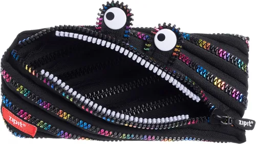 Miniatura 7 de ZIPIT Estuche de conejo para niñas, bonita bolsa con cremallera para niños y adolescentes, bolsa de papelería para la escuela, morado