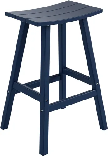Miniatura 26 de HDPE Laguna Contempo - Taburete de bar de 29", color negro