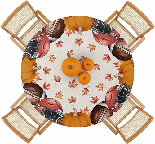 Miniatura 41 de Mantel Ajustable con Cola de Conejo de Pascua para Mesa Redonda, Cubierta de Mesa de Tulipán y Huevo de Primavera con Borde Elástico Impermeable
