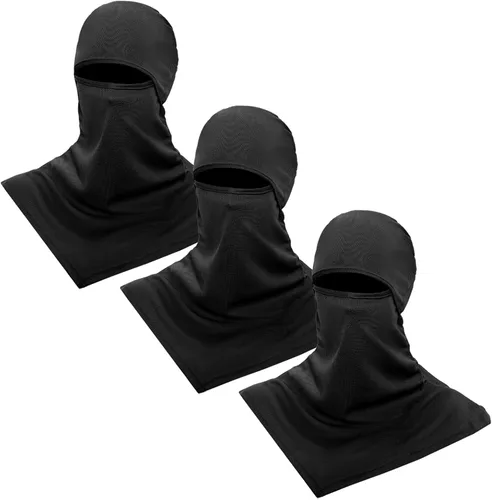 6 pasamontañas para máscara de esquí, cubierta de cuello largo, cubierta facial de verano, protector de cuello, protección UV para hombres y mujeres
