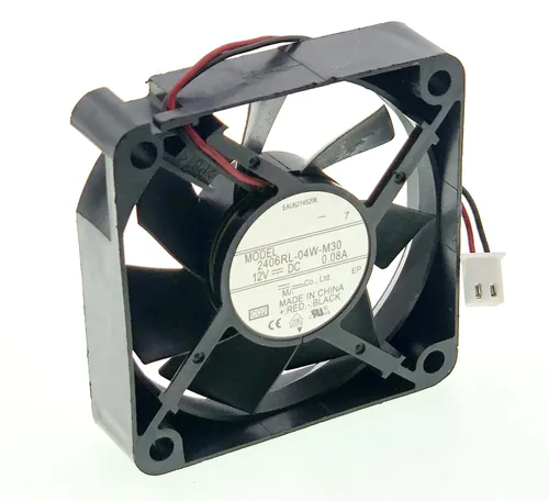 Miniatura 3 de Nuevo ventilador de refrigeración para 2406RL-04W-M30 DC 12V 0.08A 2.362 in 6015 Tamaño: 2.362x2.362x0.591 in, ventilador de enfriamiento silencioso