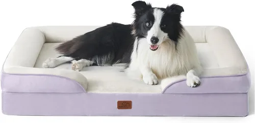 Miniatura 44 de Bedsure Cama ortopédica XL para perros extragrandes, cama lavable para perros y gatos, impermeable, cómodo sofá para perros con funda extraíble