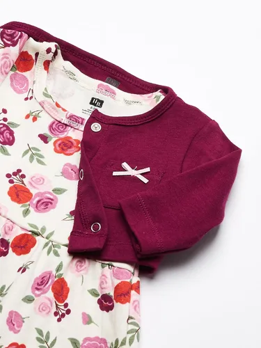 Miniatura 2 de Hudson Baby - Conjunto de vestido y cárdigan de algodón para niña