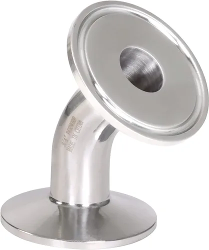 Miniatura 8 de DERNORD Codo de 45 grados Tubo de 1 pulgada OD Acero inoxidable 304 Montaje de tubería Se adapta a Tri Clamp 1.5 pulgadas