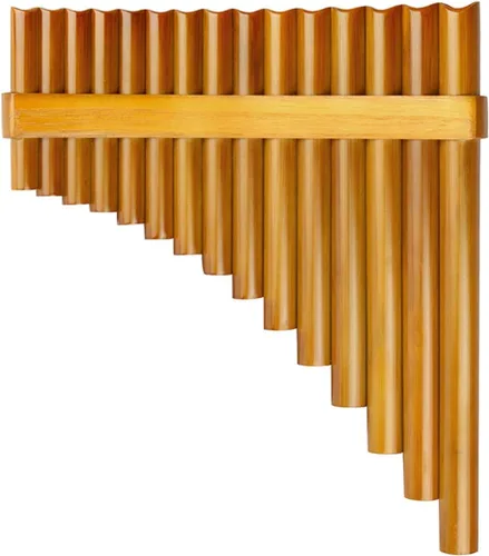 Miniatura 2 de 15 Tubos Brown Pan Flauta G Key Instrumento musical tradicional chino Tubos de instrumentos de viento de madera (mano derecha)
