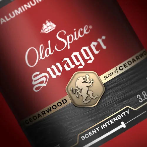 Miniatura 11 de Old Spice Desodorante sin aluminio para hombres, colección Red Zone, Swagger Invisible Solid, aroma a lima y madera de cedro, 3.8 onzas