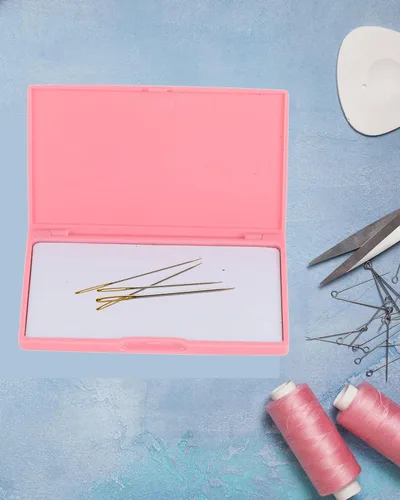 Miniatura 5 de Estuche de almacenamiento de agujas, rectángulo para agujas de punto de cruz, manual de costura de bricolaje, pasador de costura, caja