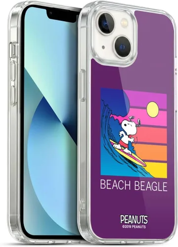 Miniatura 9 de Head Case Designs Peanuts Tropical Surf Snoopy Aloha Disco Gel Funda con licencia oficial [protección de grado militar] compatible con Apple iPhone
