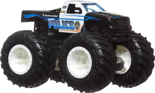 Miniatura 5 de Hot Wheels Monster Trucks, Camiones Monstruo de Juguete a Escala 1:64, Juego de 4, Ruedas Gigantes, Personajes Favoritos y Diseños Geniales