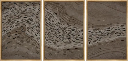 Miniatura 43 de SIGNWIN Lienzo enmarcado para pared, juego de arte dramático de cielo tormentoso, ilustraciones de paisaje nuboso Moody, arte moderno decorativo
