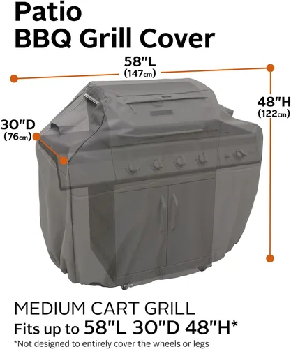 Miniatura 3 de Classic Accessories Ravenna - Cubierta para parrilla de barbacoa resistente al agua de 59 pulgadas para Weber Genesis
