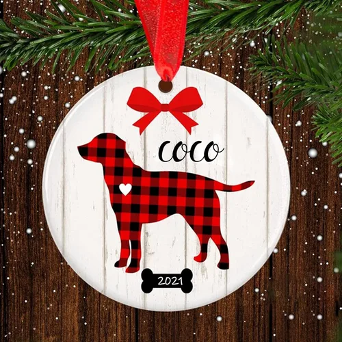 Miniatura 22 de Adorno de Navidad para mascotas, adorno de Beagle, regalos para amantes de mascotas, regalo conmemorativo para mascotas, recuerdo de Beagles