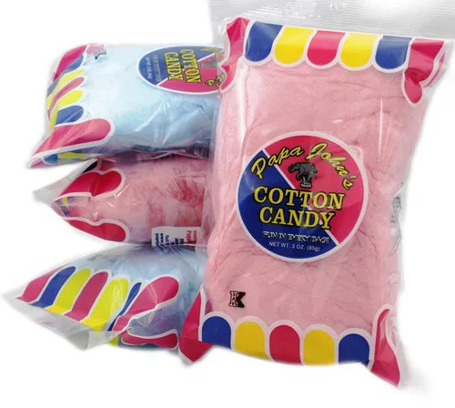 Miniatura 11 de Suministros de sabores de fiesta de algodón azul y rosa dulces de cumpleaños para niños, Kosher, bolsa de 2 onzas (paquete de 2)