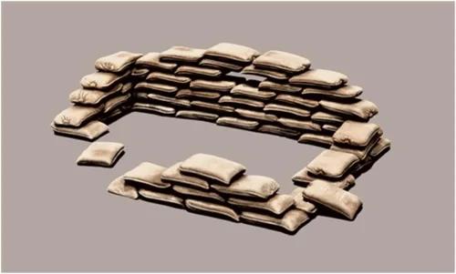 Miniatura 2 de Kit de bolsas de arena Italeri 406 escala 1/35
