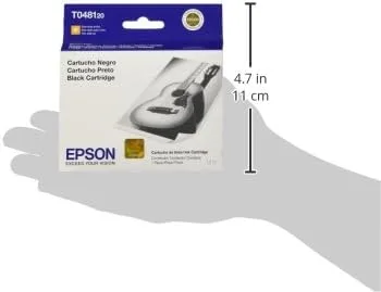 Miniatura 3 de Epson T048 48, cartucho para impresora de chorro de tinta, Negro