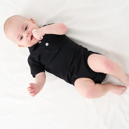 Miniatura 136 de pureborn Mameluco de algodón súper suave para bebés niños y niñas de 0 a 24 meses