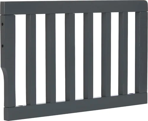 Miniatura 3 de Sweetpea Baby Riel de protección convertible para cuna para niños pequeños en negro carbón, hecho de madera de pino de Nueva Zelanda, convierte