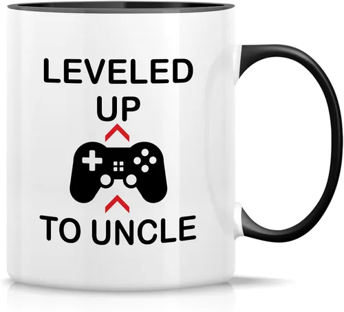 Miniatura 16 de Retreez Taza divertida – Leveled Up To Uncle Gamer - Tazas de café de cerámica de 11 onzas – Divertido, sarcasmo, sarcástico, inspirador, noticias