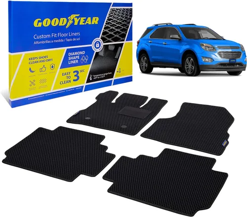 Miniatura 19 de Goodyear Alfombrillas de automóvil para todo tipo de clima, ajuste personalizado para Toyota 4Runner 10-12, juego de 5 piezas, revestimientos