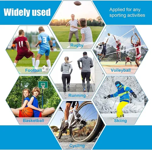 Miniatura 7 de Wonzone Coderas para hombre, mangas para brazos, protección UV, deportes, baloncesto, tirador, mangas de compresión de enfriamiento