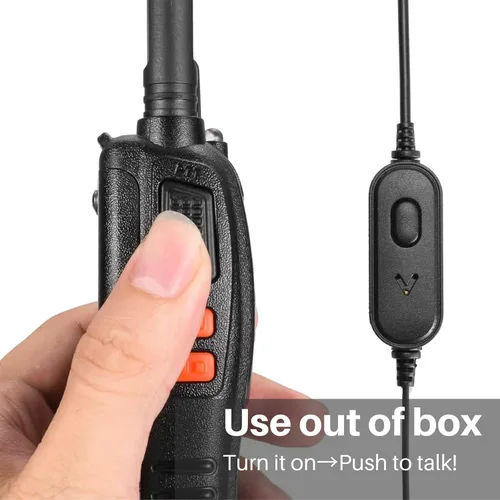 Miniatura 5 de BAOFENG BF-88ST Walkie Talkies para adultos de largo alcance, paquete de 4, radio portátil de dos vías con carga USB VOX manos libres, radios