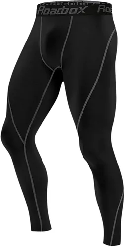 Roadbox - Paquete de 1, 2 o 3 pantalones de compresión para hombre con capa base atlética, leggings ajustados para correr, yoga y baloncesto