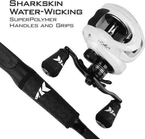 Miniatura 6 de KastKing Crixus Fishing Rod and Reel Combo, High Performance Spinning & Baitcaster Combo, IM6 Graphite 2Pc Blanks, Zirconium Oxide Rings