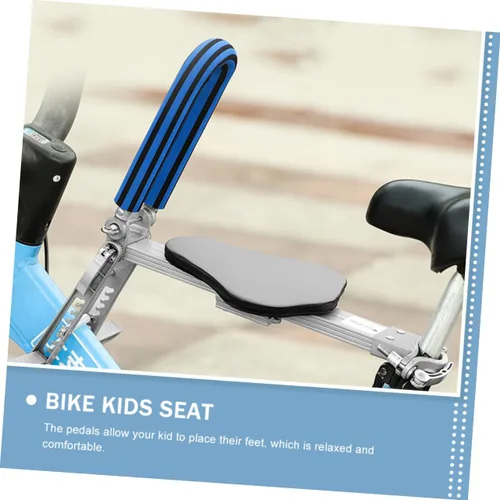 Miniatura 5 de HANABASS Asiento de bicicleta montado en la parte delantera desmontable para años asiento de bicicleta al aire libre para paseos familiares