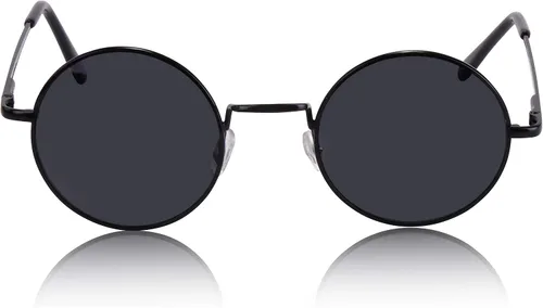 Miniatura 7 de Lentes de sol Sunny Pro retro, redondos, pequeños, con color, lente hippie estilo John Lennon