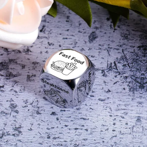 Miniatura 5 de Regalos de lata de aniversario de 10 años para él, ella, dados de comida, dados de 10 aniversario, regalos de boda para parejas, esposa, marido