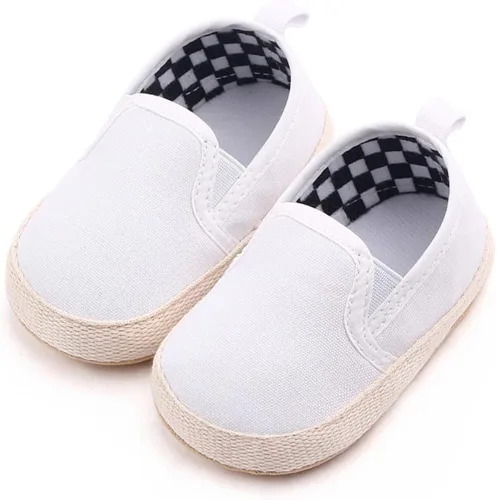 Miniatura 6 de Clowora Unsex - Zapatos de lona para niños y niñas, para recién nacidos, antideslizantes, suela suave, zapatos casuales para cuna, zapatos planos